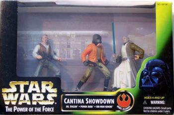 Star Wars Power of the Force Cantina Showdown Cinema Scene Figure Set