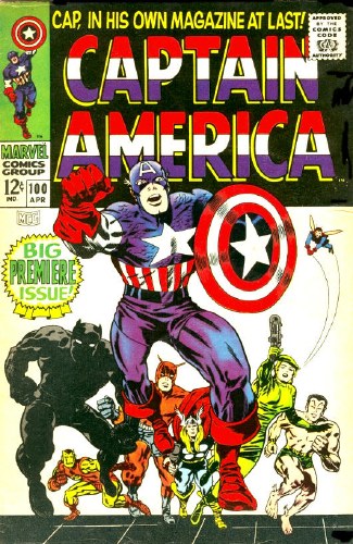 Captain America #100 Magnet