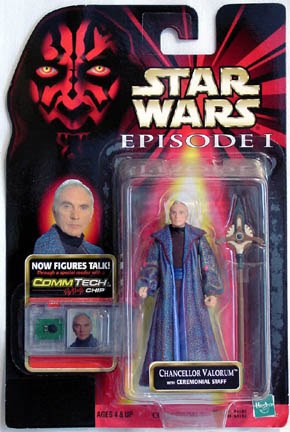 Star Wars Episode I Commtech Chip Chancellor Valorum Action Figure