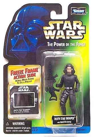 Star Wars Death Star Trooper Freeze Frame Power of the Force Figure
