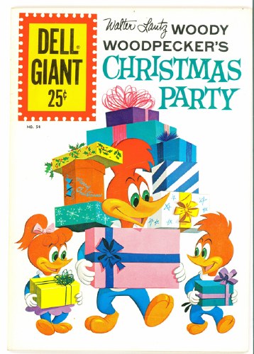 Dell Giants #54 Woody Woodpecker's Christmas Party