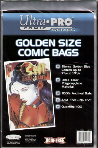 Golden Age Comic Bag 100-Count