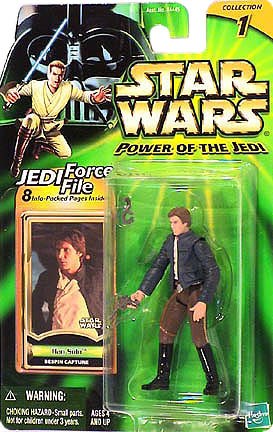 Star Wars Han Solo Bespin Capture Power of the Jedi Force File Figure