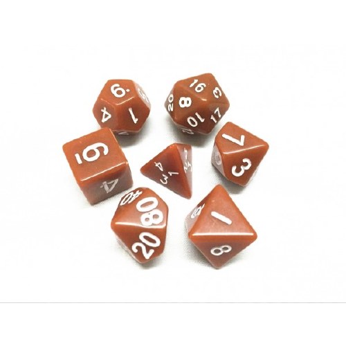 Brown Dice Set