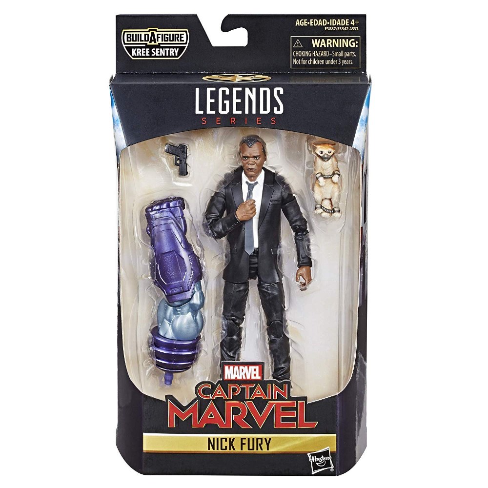 Marvel Legends Captain Marvel Nick Fury Kree Sentry Series Action