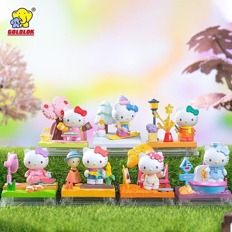 Hello Kitty Four Seasons Blind Box Vinyl Figure - Bedrock City