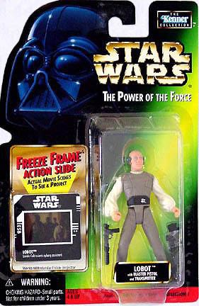 Star Wars Power of the Force Freeze Frame Lobot Action Figure