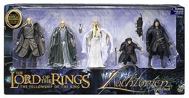 Lord of the Rings Lothlorien Fellowship of the Ring Action Figure Gift Set