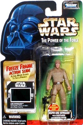 Star Wars Power of the Force Freeze Frame Bespin Luke Skywalker Action Figure