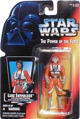 Star Wars Luke Skywalker X-Wing Fighter Pilot Gear Power of the Force Action Figure