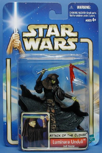 Star Wars Luminara Unduli Jedi Master Attack of the Clones '02 #26 Action Figure