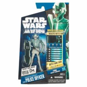 Star Wars Mandalorian Police Officer Clone Wars Galactic Battle Game #CW09 Action Figure