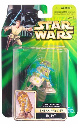 Star Wars Attack of the Clones R3-T7 Sneak Preview Action Figure