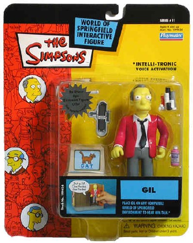Simpsons Gil World of Springfield Interactive Series 11 Action Figure
