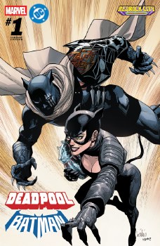 Marvel/DC Deadpool/Batman #1 Bedrock City Exclusive Leinil Yu Black Panther/Catwoman Variant