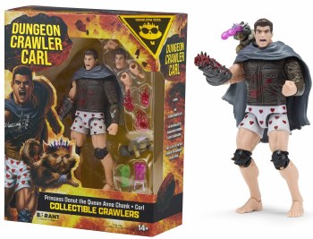 Dungeon Crawler Carl Princess Donut and Carl with Blood Splatter Collectible Crawler 6″ Figure SDCC CrawlCon 2026 Exclusive