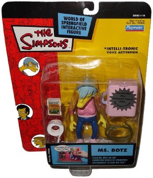 Simpsons Ms. Botz Action Figure