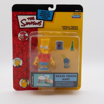 Simpsons Brain Freeze Bart Action Figure
