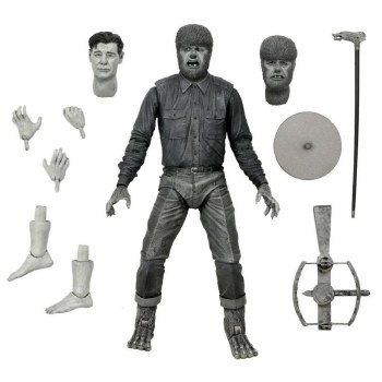 Universal Monsters Wolf Man B&W Ultimate 7" Action Figure