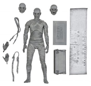 Universal Monsters Mummy B&W Ultimate 7" Action Figure