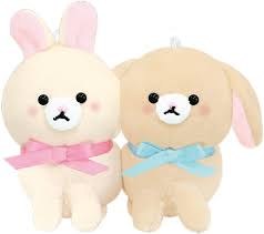 Best Friends Bunnies Plush Keychain
