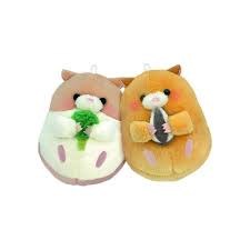 Best Friends Hamsters B Plush Keychain