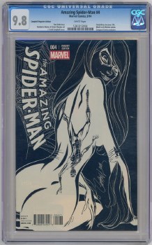 Amazing Spider-Man (2014) #4 Campbell Negative Variant Cover