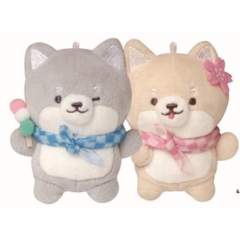 Best Friends Shibainu Dango Plush Keychain