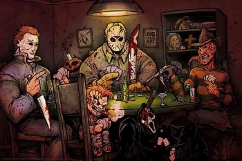 Slashers Playing Cards 36"x24" Poster