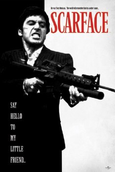 Scarface Say Hello to My Little Friend 24"x36" Poster