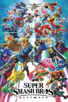 Super Smash Brothers 24"x36" Poster