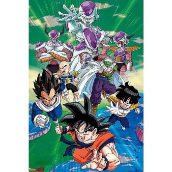 Dragon Ball Z Frieza Group Art 24" x 36" Poster