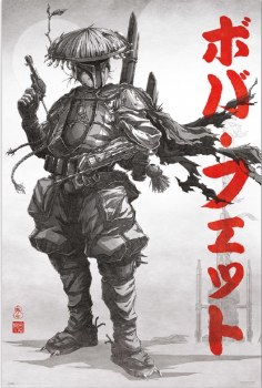 Star Wars Visions Boba Fett 24" x 36" Poster