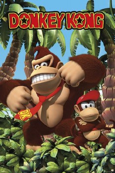 Donkey Kong Jungle 24" x 36" Poster
