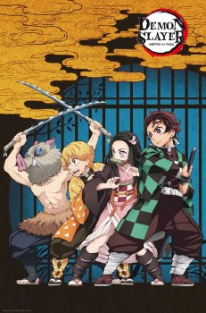 Demon Slayer Group 24"x36" Poster