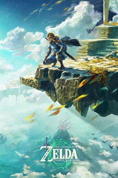 Legend of Zelda Tears of Kingdom Hyrule 24" x 36" Poster