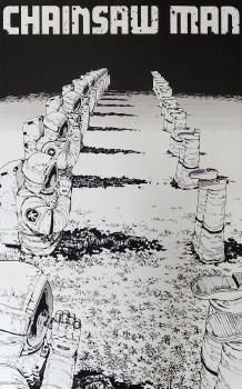 Chainsaw Man Astronauts 24" x 36" Poster
