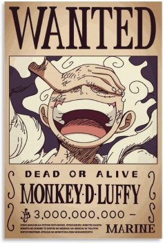 One Piece Wanted Luffy Hand 24" x 36" Poster