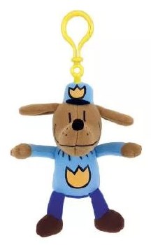 Dog Man 5.5" Plush Backpack Pull