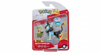 Pokemon Battle Figure Set Axew Luxio and Piplup Figure