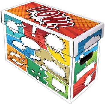 Comic Short Box Pow Art