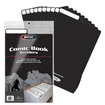 Comic Divider Black 25-Count Pack