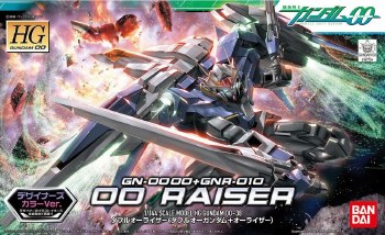 Gundam 00 GN-0000+GNR-010 00 Raiser Designer's Color Ver HG 1/144 Model Kit