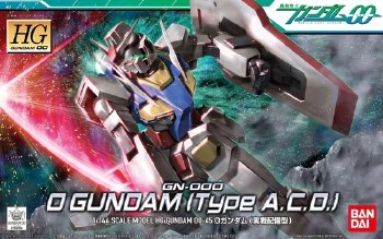 Gundam 00 GN-000 0 Gundam Type A.C.D. HG 1/144 Model Kit Gundam 00 GN-000 0 Gundam Type A.C.D. HG 1/144 Model Kit