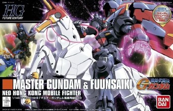 G Gundam Master Gundam and Fuunsaiki HG 1/144 Model Kit