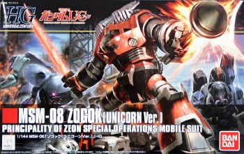 Gundam UC MSM-08 Zogok Unicorn Ver HG1/144 Model Kit