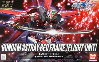 Gundam SEED MBF-P02 Gundam Astray Red Frame Flight Unit HG 1/144 Model Kit