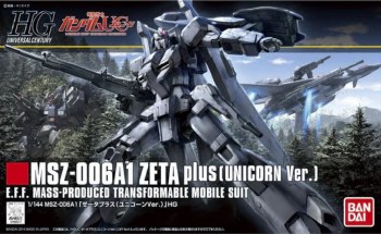 Gundam UC MSZ-006A1 Zeta Plus Unicorn Ver HGUC 1/144 Model Kit