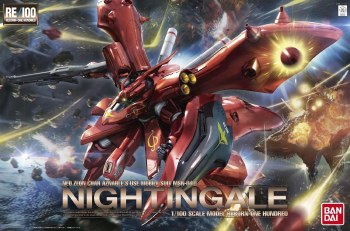 Gundam Char's Counterattack MSN-04II Nightingale RE/100 Model Kit
