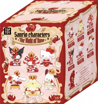 Additional picture of Sanrio Characters Night of Rose Series Blind Box